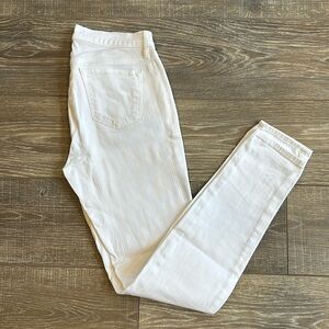 J Brand White Skinny Jeans